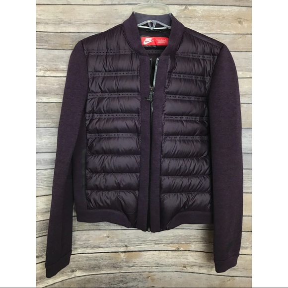 nike puffer bomber jacket